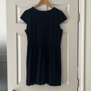 Madewell cap sleeve fit and flare dress